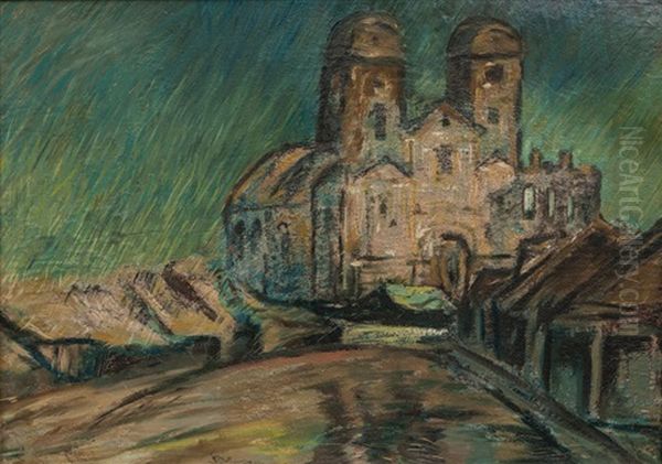 Church With Two Towers by Arthur Illies