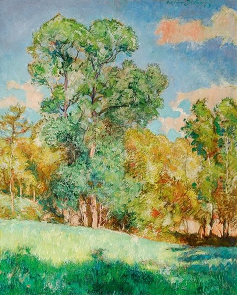 Late Summer In Hittfeld Oil Painting by Arthur Illies