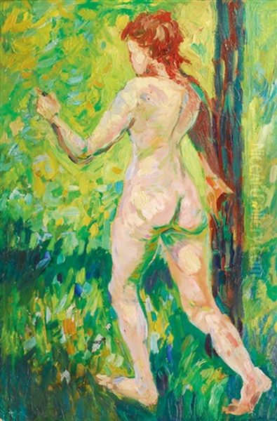 Running Nude by Arthur Illies