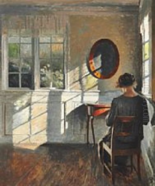 Sunshine In The Living Room by Peter Vilhelm Ilsted