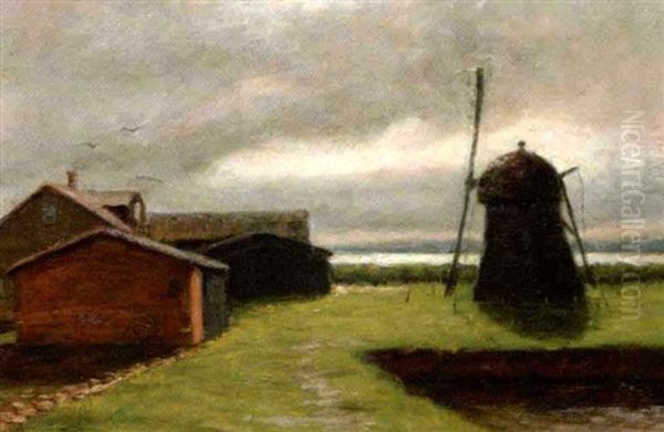 Efter Stormen, Falster Oil Painting by Peter Vilhelm Ilsted