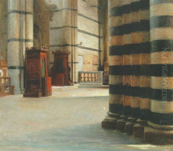 Domkirken I Siena Oil Painting by Peter Vilhelm Ilsted