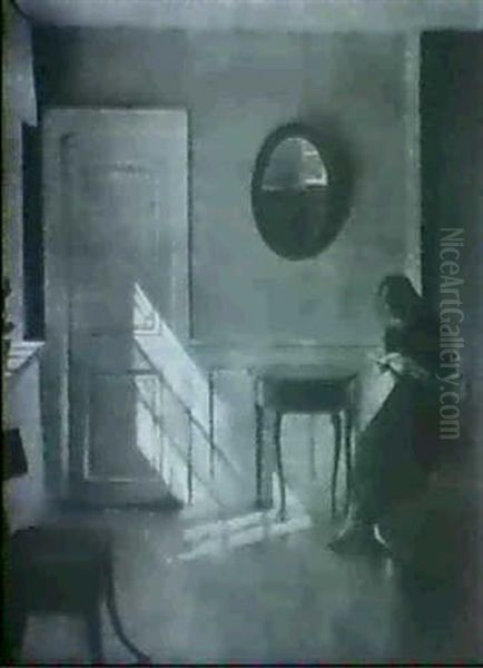 The Old Apartment Oil Painting by Peter Vilhelm Ilsted