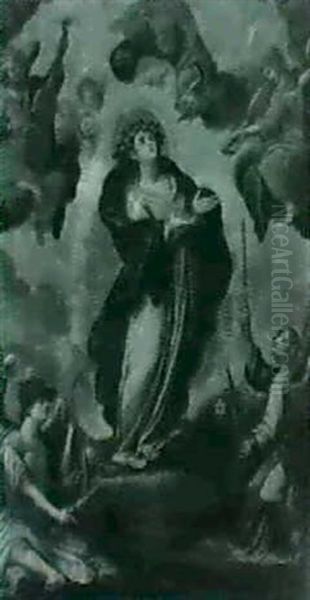 The Immaculate Conception Oil Painting by Girolamo Imparato