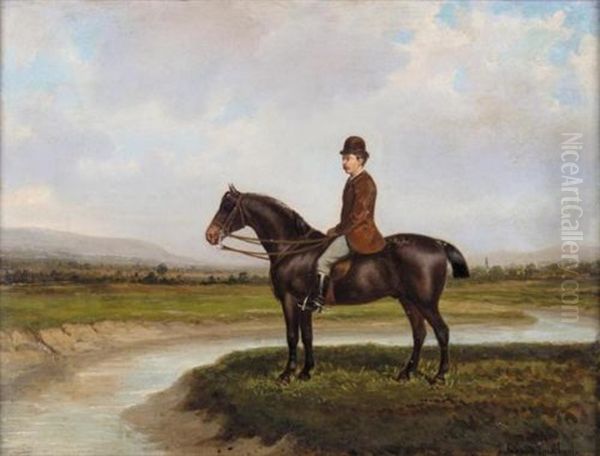 Sir Thomas Fermor Hesketh 7th Bt. On His Horse 