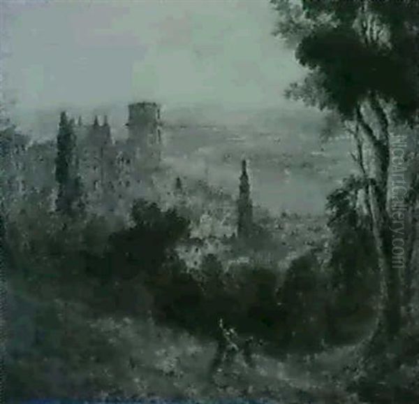 Heidelberg Oil Painting by Joseph Murray Ince