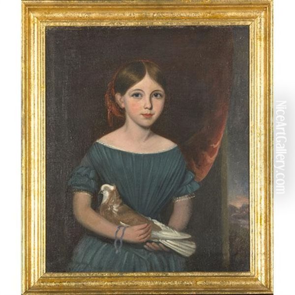 Miss Elizabeth Farrer Oil Painting by William Ingham