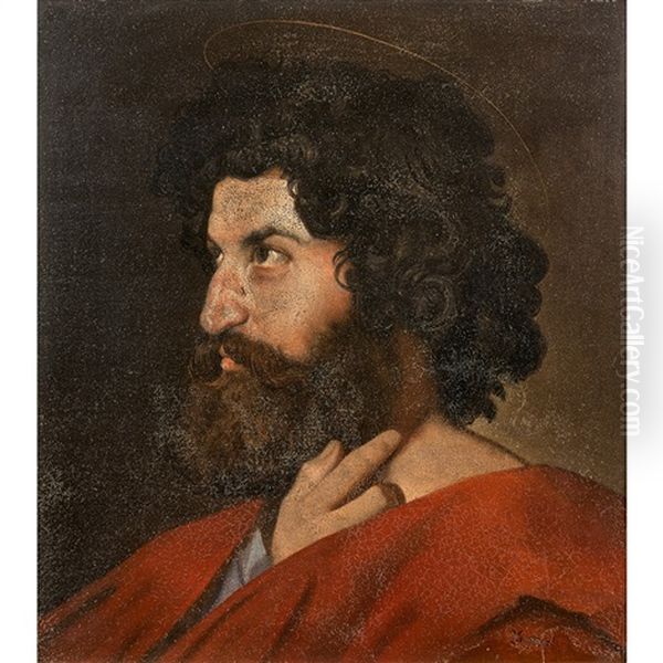 Saint Matthieu Oil Painting by Jean-Auguste-Dominique Ingres