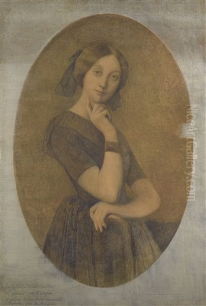 Portrait De La Comtesse D'haussonville Oil Painting by Jean-Auguste-Dominique Ingres