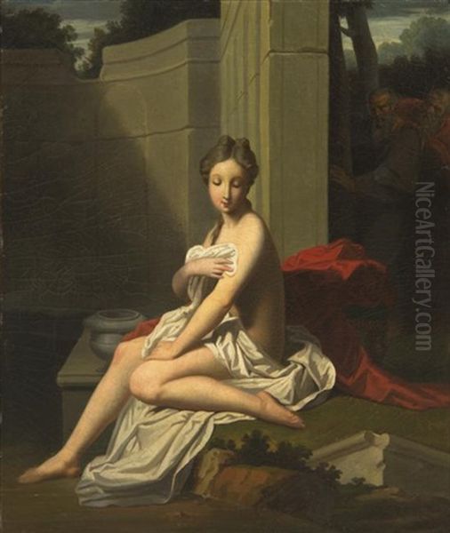 Bathing Women Oil Painting by Jean-Auguste-Dominique Ingres