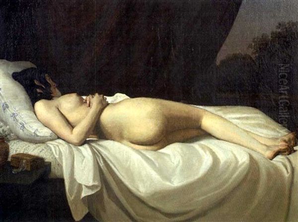 Odalisque: Nude Reclining On A Bed by Jean-Auguste-Dominique Ingres