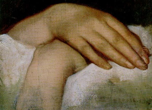 Hands Oil Painting by Jean-Auguste-Dominique Ingres