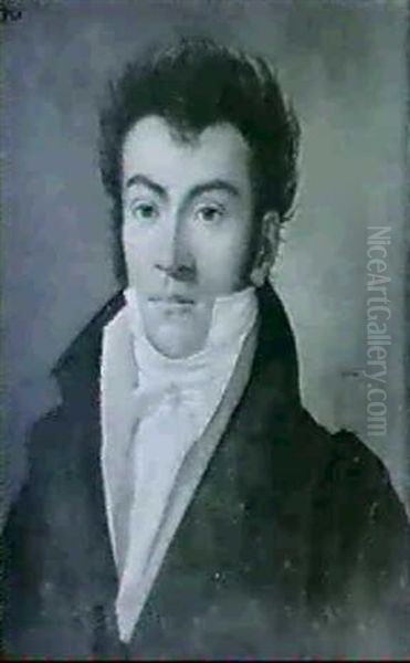 Portrait De Jeune Homme Oil Painting by Jean-Auguste-Dominique Ingres