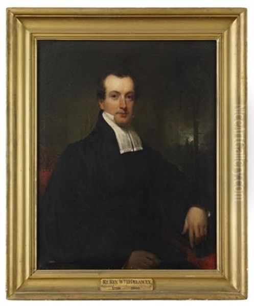 Portrait Of The Right Reverend William Heathcote Delancey (1797-1865) by Henry Inman