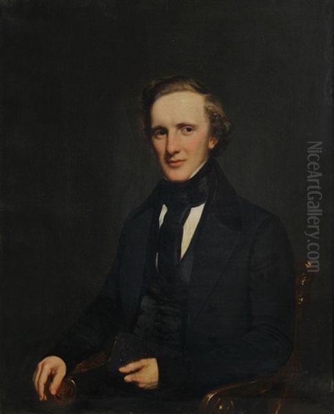 Portrait Of James M. Bruen Oil Painting by Henry Inman