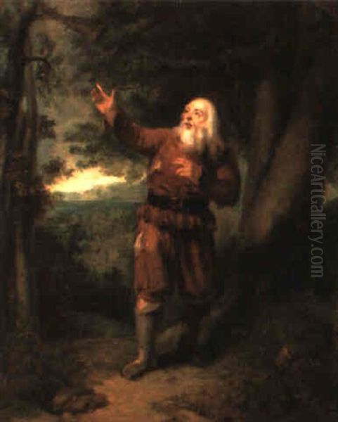 James Henry Hackett As Rip Van Winkle Oil Painting by Henry Inman