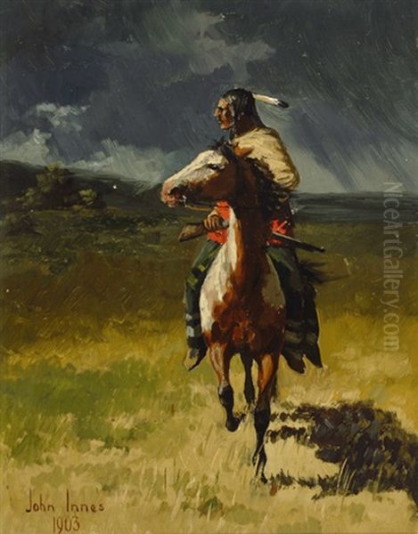 The Scout Oil Painting by John Innes