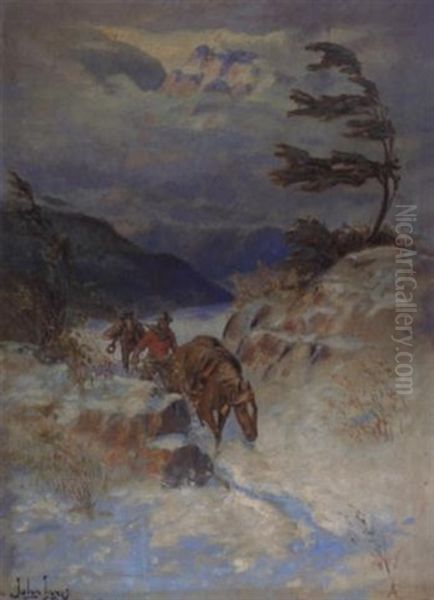 Early Snow, Coast Range Oil Painting by John Innes