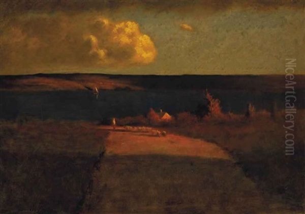 On The St. Croix River Oil Painting by George Inness Jr.