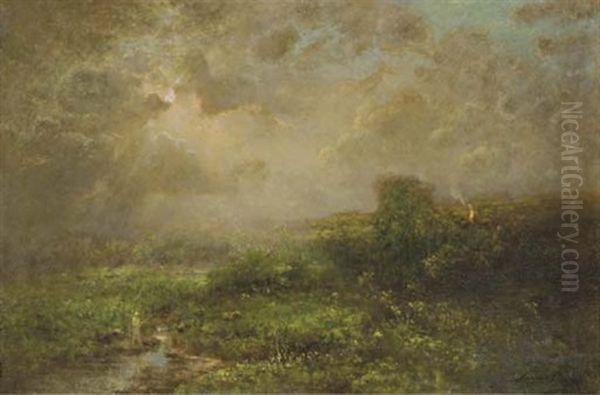 Sol's Glory Oil Painting by George Inness Jr.