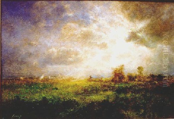 Silver Lining Oil Painting by George Inness Jr.