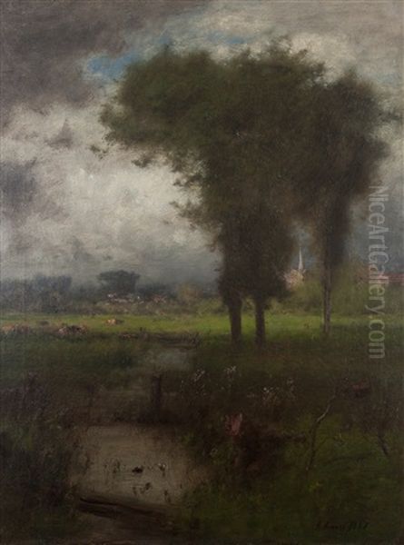 The Hunt Oil Painting by George Inness