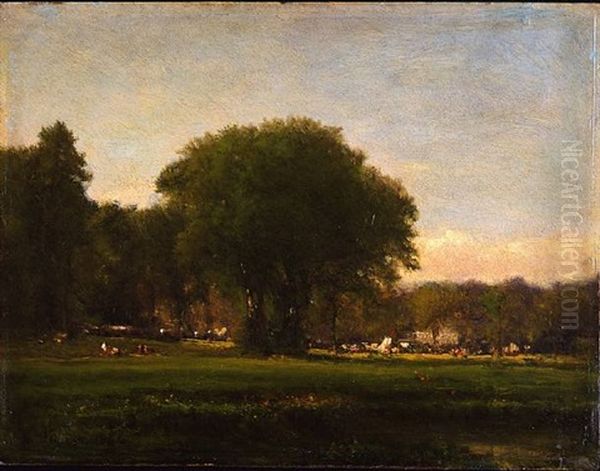 The Hunt Oil Painting by George Inness