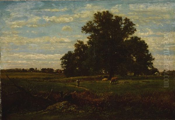 The Oaks, Durham Oil Painting by George Inness