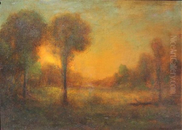 Early Morning Oil Painting by George Inness