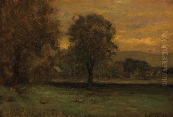 Leeds, New York Oil Painting by George Inness