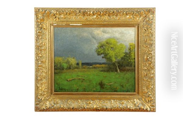 Untitled Landscape Oil Painting by George Inness