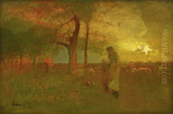 The Passing Storm Oil Painting by George Inness