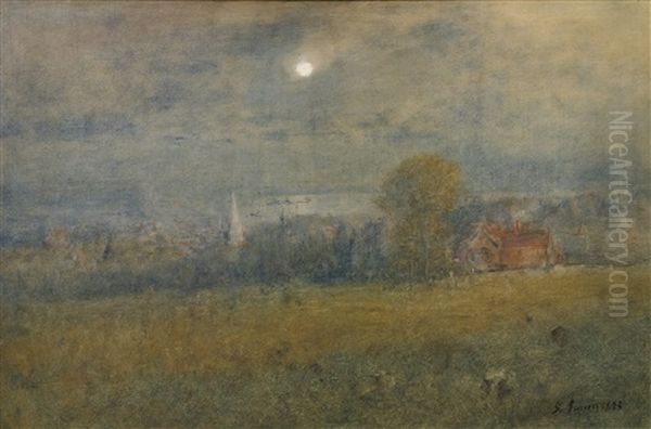 Moonlight On Passamaquoddy Bay by George Inness