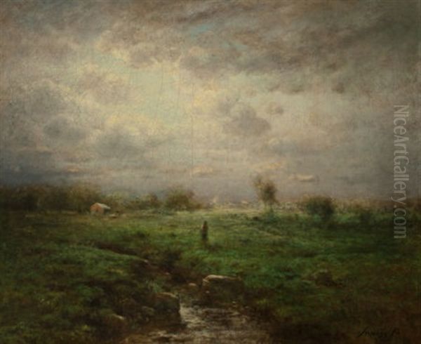 Tarpon Springs Brook Oil Painting by George Inness