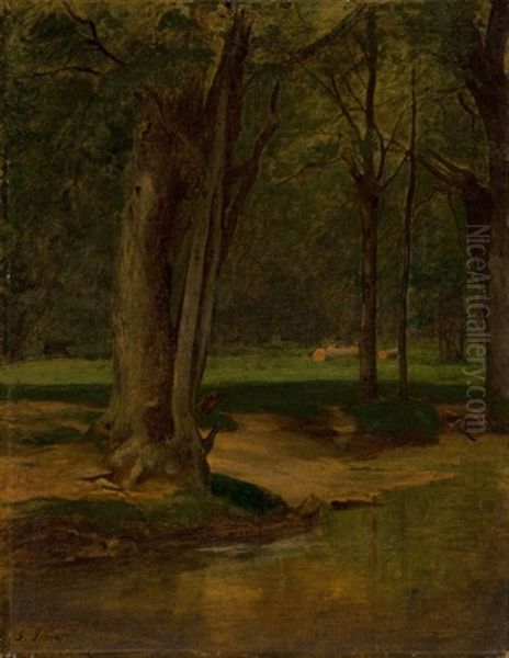 Trout Stream, North Conway Oil Painting by George Inness