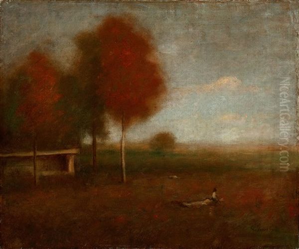 Autumn Afternoon, Indian Summer Oil Painting by George Inness