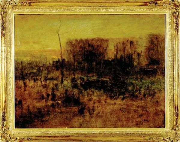 The End Of An Autumn Day Oil Painting by George Inness