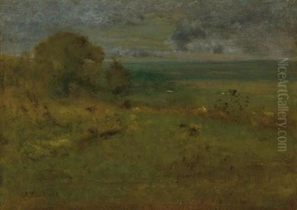 View From The Hill Oil Painting by George Inness