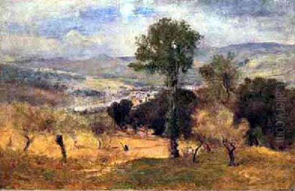 Perugian Valley Oil Painting by George Inness