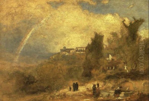 Near Perugia, Italy Oil Painting by George Inness