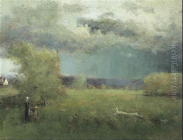 Spring Storm by George Inness