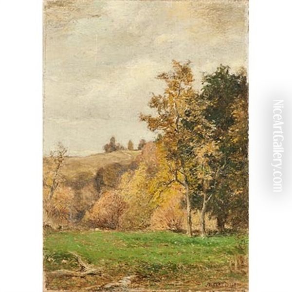 Untitled (suffern Hills, New York) Oil Painting by Albert Babb Insley