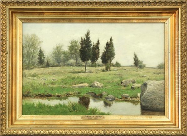 An Idle Summer In Connecticut Oil Painting by Albert Babb Insley