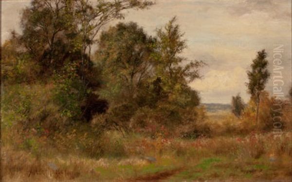 Rural Summer Landscape Oil Painting by Albert Babb Insley