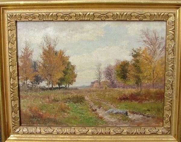 Near Milford, Conneticut Oil Painting by Albert Babb Insley