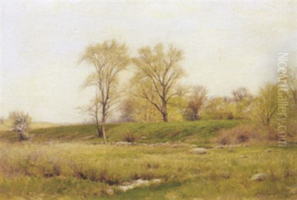 Spring Landscape Oil Painting by Albert Babb Insley