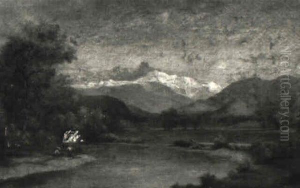 Mt. Washington From The Conway? Oil Painting by Albert Babb Insley