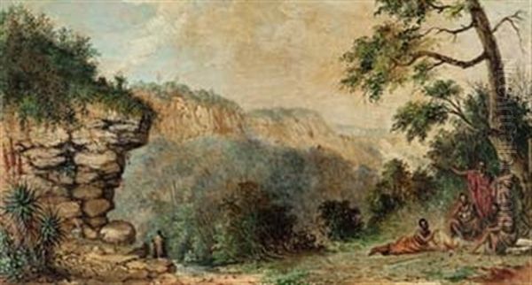 Howieson's Poort Oil Painting by Frederick Timpson I'Ons