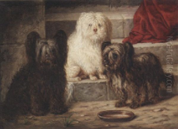 The Best Of Friends Oil Painting by Valdemar Henrik Nicolaj Irminger