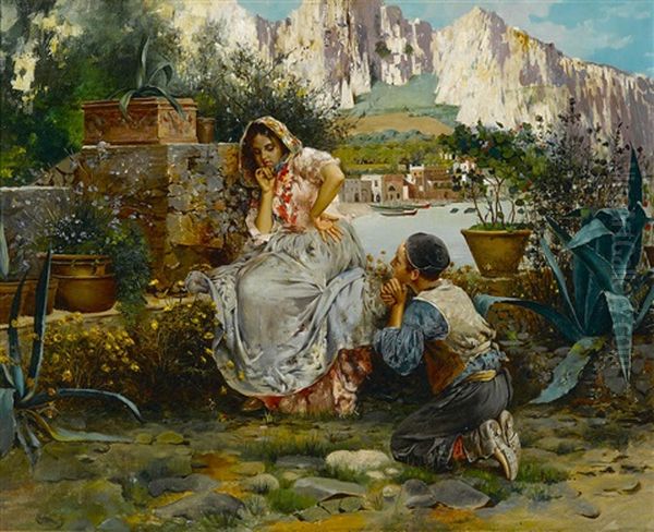 Inamorato Oil Painting by Vincenzo Irolli